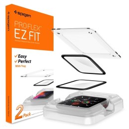 Szkło hybrydowe Spigen Proflex "EZ FIT" do Apple Watch 4 / 5 (44MM)