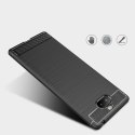 Elastyczne etui pokrowiec Carbon Case do Sony Xperia 10 Plus czarny