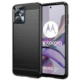 Etui Carbon Case do Motorola Moto G53 / G13 elastyczny czarny