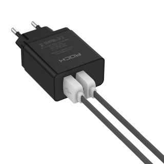 Ładowarka Sieciowa ROCK QUICK CHARGE 2.0 2xUSB