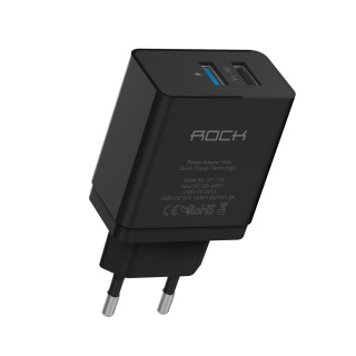 Ładowarka Sieciowa ROCK QUICK CHARGE 2.0 2xUSB