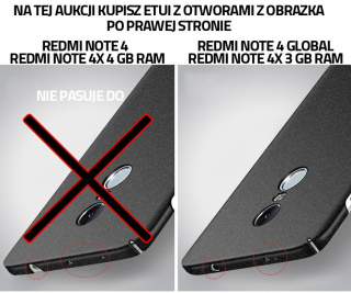 ORYGINALNE ETUI MSVII XIAOMI REDMI NOTE 4X OCHRONA