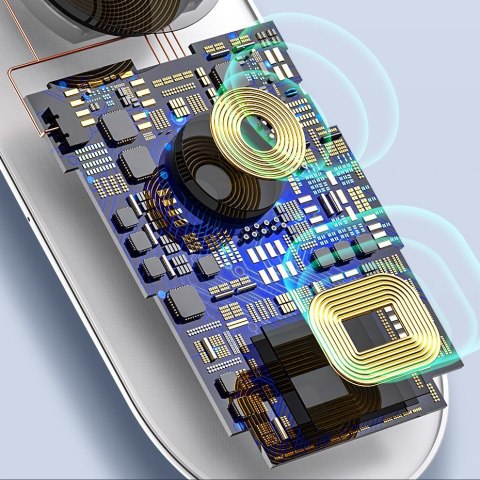 Baseus 3w1 ładowarka bezprzewodowa Qi do telefonu, Apple Watch i słuchawek AirPods 18W biały (WX3IN1-02)