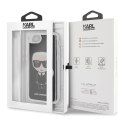 Oryginalne Etui Karl Lagerfeld do iPhone 7 / 8 / SE 2020 czarny/black Iconic Glitter