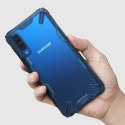 Etui pancerny pokrowiec z ramką Ringke Fusion X do Samsung Galaxy A70 niebieski