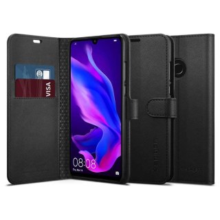 Etui Spigen Wallet S Saffiano do Huawei P30 Lite czarny