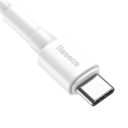 Baseus przewód kabel USB / USB Typ C 3A 1m biały