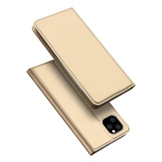 Etui DUX DUCIS Skin Pro z klapką do iPhone 11 Pro złoty