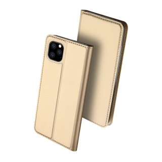 Etui DUX DUCIS Skin Pro z klapką do iPhone 11 Pro złoty