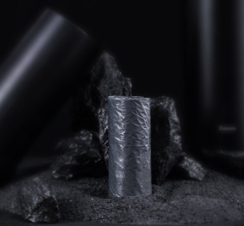 Baseus samochodowy mini kosz na śmieci z pokrywką do auta czarny (CRLJT-01)