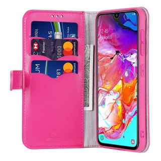 Etui portfel z klapką Dux Ducis Kado do Samsung Galaxy A70 różowy