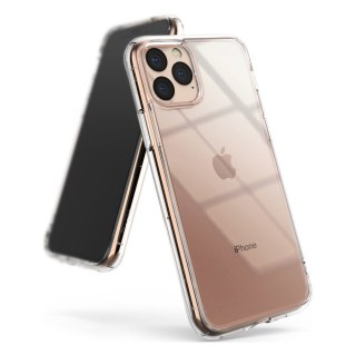 Etui pokrowiec z żelową ramką Ringke Fusion do iPhone 11 Pro przezroczysty