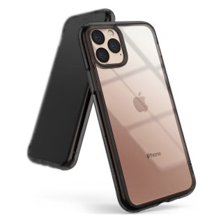 Etui z żelową ramką Ringke Fusion do iPhone 11 Pro szary