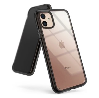 Etui z żelową ramką Ringke Fusion do iPhone 11 szary