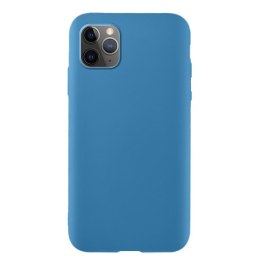 Elastyczne silikonowe etui Silicone Case do iPhone 11 Pro Max niebieski