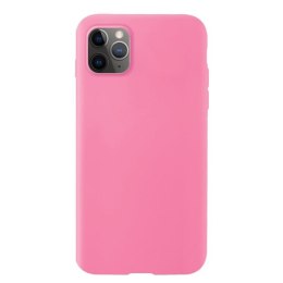 Elastyczne silikonowe etui Silicone Case do iPhone 11 Pro Max różowy