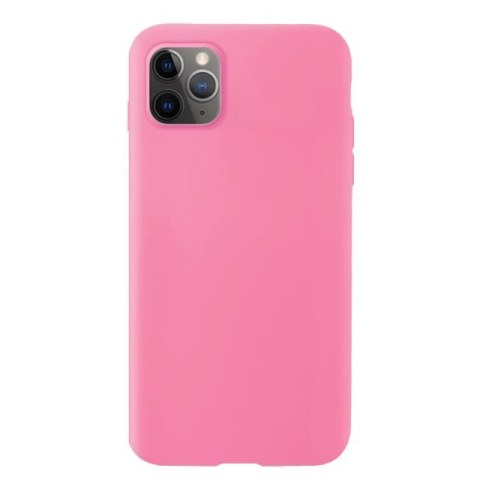 Elastyczne silikonowe etui Silicone Case do iPhone 11 Pro Max różowy