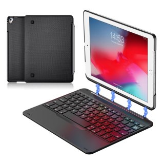 Etui magnetyczne Dux Ducis na tablet / bezprzewodowa klawiatura Bluetooth do iPad 9.7'' 2017 / iPad 9.7'' 2018 / iPad Air 1