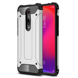 Pancerne hybrydowe etui Hybrid Armor do Xiaomi Redmi 8 srebrny