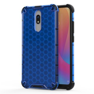 Pancerne etui z żelową ramką Honeycomb do Xiaomi Redmi 8A / Xiaomi Redmi 8 niebieski