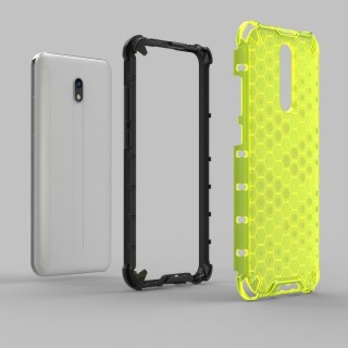 Pancerne etui z żelową ramką Honeycomb do Xiaomi Redmi 8A / Xiaomi Redmi 8 niebieski