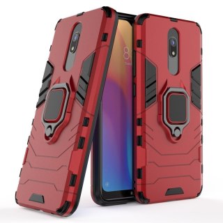 Pancerne hybrydowe etui Ring Armor + magnetyczny uchwyt do Xiaomi Redmi 8A / Xiaomi Redmi 8 czerwony