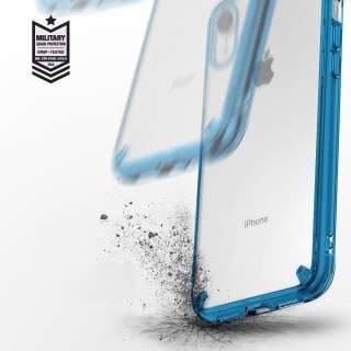 Etui pokrowiec z żelową ramką Ringke Fusion Matte do iPhone XR przezroczysty