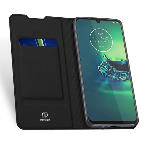 Etui pokrowiec z klapką DUX DUCIS Skin Pro do Motorola Moto G8 Plus czarny