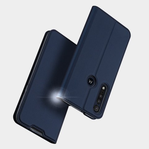 Etui pokrowiec z klapką DUX DUCIS Skin Pro do Motorola Moto G8 Plus czarny