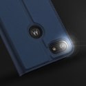 Etui z klapką DUX DUCIS Skin Pro do Motorola Moto E6 Play niebieski
