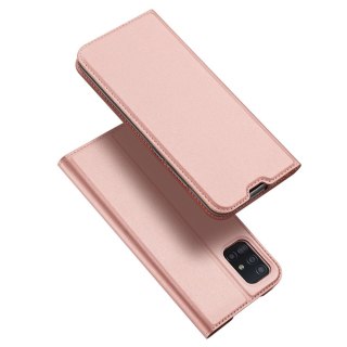 Etui z klapką DUX DUCIS Skin Pro do Samsung Galaxy A51 różowy