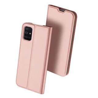 Etui z klapką DUX DUCIS Skin Pro do Samsung Galaxy A71 różowy