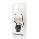 Etui Karl Lagerfeld do iPhone 11 hardcase Ikonik Glitter Glow in the dark