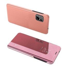 Etui z klapką Clear View Case do Samsung Galaxy A71 różowy