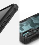 Etui pancerne z ramką Ringke Fusion X Design do Xiaomi Mi Note 10 / Mi Note 10 Pro czarny Camo Black