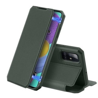 Etui z klapką DUX DUCIS Skin X do Samsung Galaxy A51 zielony