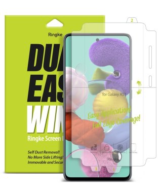 Folia na ekran i boki Ringke Dual Easy Wing 2x do Samsung Galaxy A51