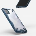 Pancerne etui Ringke Fusion X z ramką do Samsung Galaxy A71 niebieski