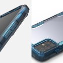 Pancerne etui Ringke Fusion X z ramką do Samsung Galaxy A71 niebieski