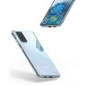 Ultracienkie żelowe etui Ringke Air do Samsung Galaxy S20 przezroczysty