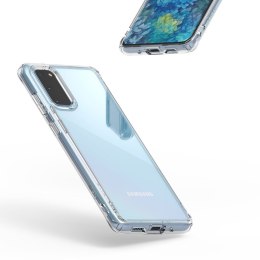 Etui pokrowiec z żelową ramką Ringke Fusion do Samsung Galaxy S20 czarny