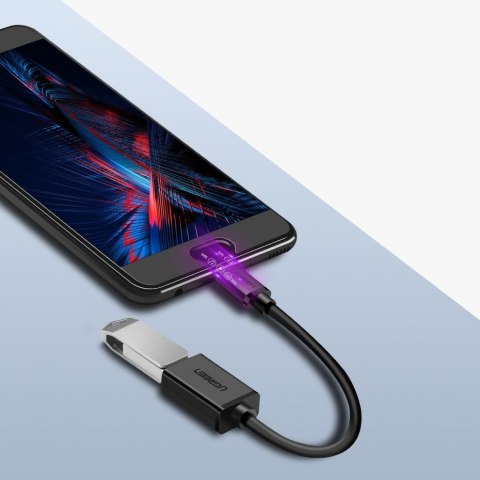 Adapter przejściówka kabel Braders OTG z USB 3.0 na USB Typ C czarny