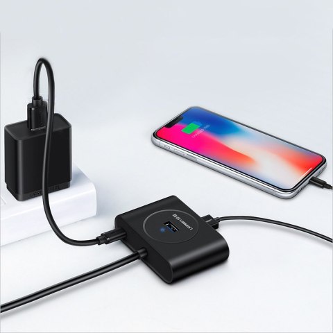 Ugreen rozdzielacz HUB 4x USB 3.0 czarny (20290)