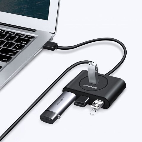 Ugreen rozdzielacz HUB 4x USB 3.0 czarny (20290)