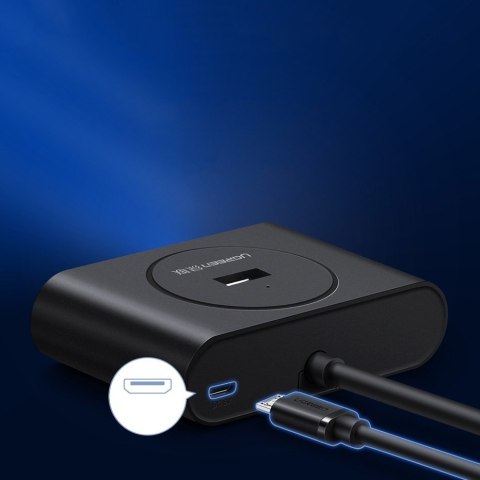 Ugreen rozdzielacz HUB 4x USB 3.0 czarny (20290)