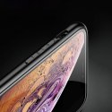 Etui nakładka ze szkła hartowanego Color Glass Case z osłoną na aparat do iPhone XS / iPhone X wzór 2