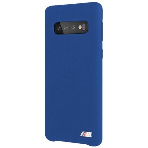 Etui hardcase BMW do Samsung Galaxy S10 niebieski/navy Silicone M Collection