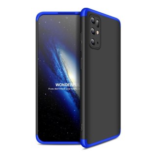 Etui na całą obudowę przód + tył do Samsung Galaxy S20 Plus czarno-niebieski