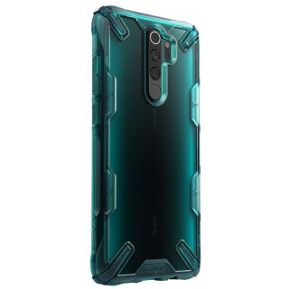 Etui pancerny pokrowiec z ramką Ringke Fusion X do Xiaomi Redmi Note 8 Pro zielony