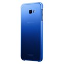 Etui sztywny pokrowiec z gradientem do Samsung Galaxy J4 Plus 2018 niebieski